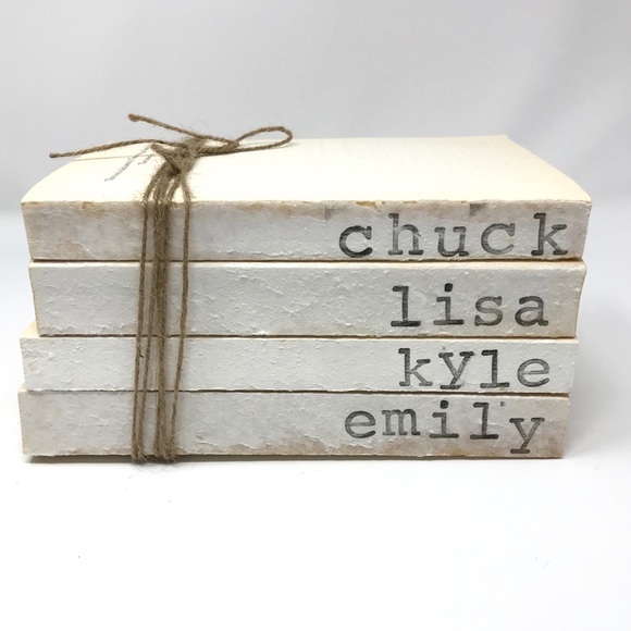 Farmhouse Book Stack SET OF SIX (6) - Picture 2 of 15